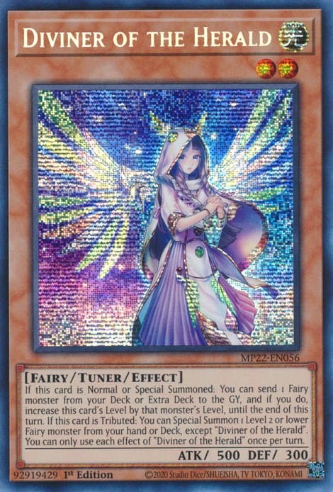 Diviner of the Herald [MP22-EN056] Prismatic Secret Rare - Yugioh Cards For Your TCG Needs!