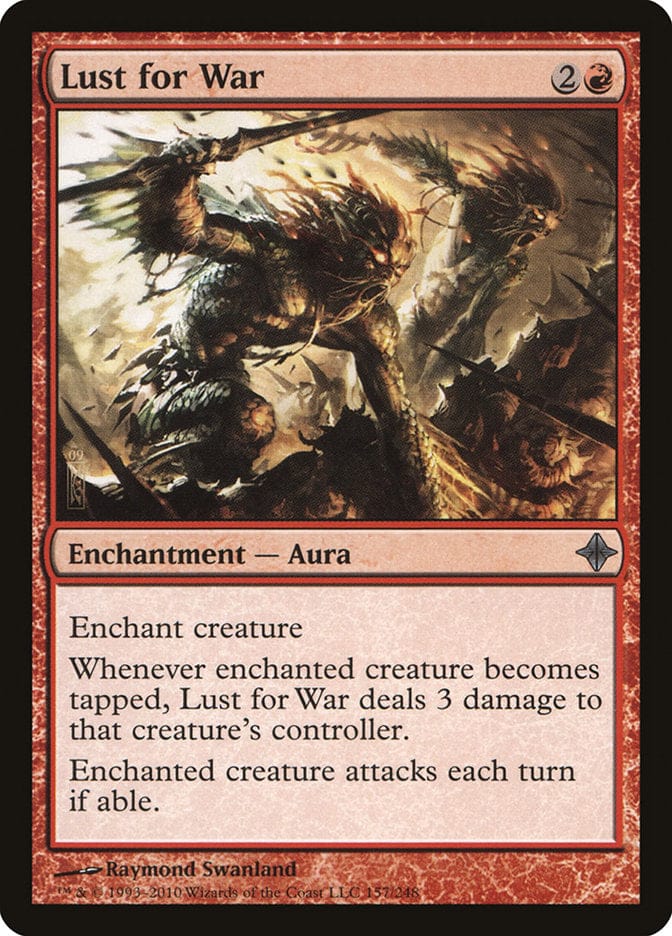Lust for War [Rise of the Eldrazi] Magic: The Gathering