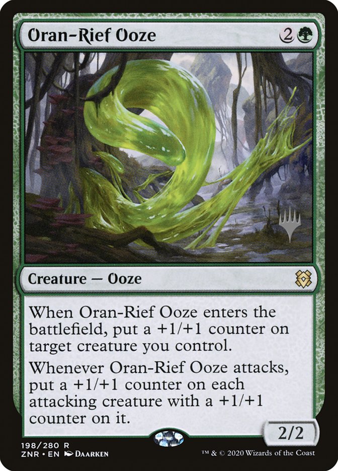 Oran-Rief Ooze (Promo Pack) [Zendikar Rising Promos] Magic: The Gathering