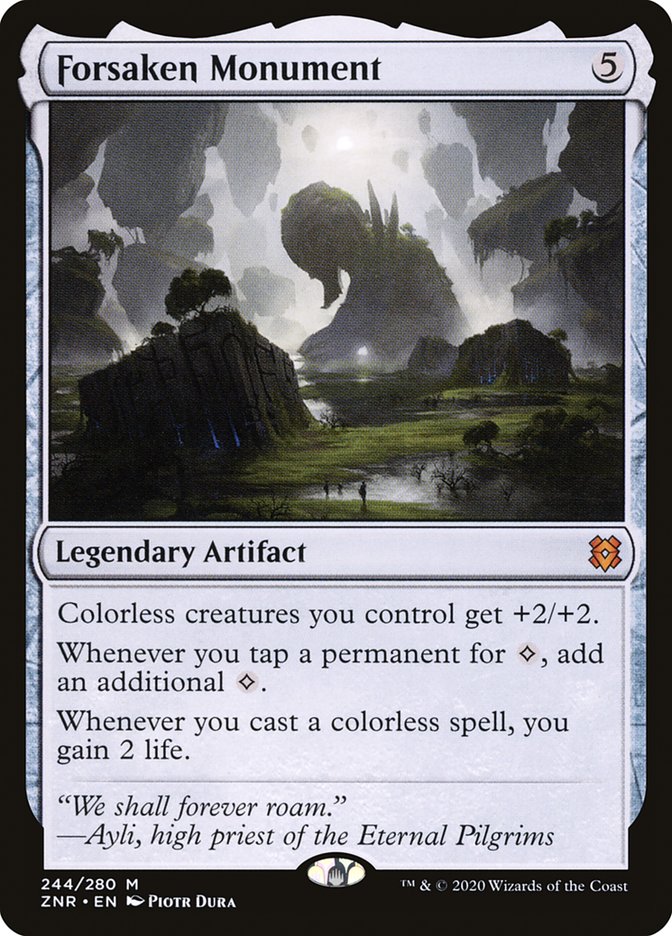 Forsaken Monument [Zendikar Rising] Magic: The Gathering