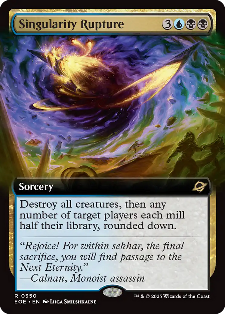 Singularity Rupture (Extended Art) [Edge of Eternities] Magic: The Gathering