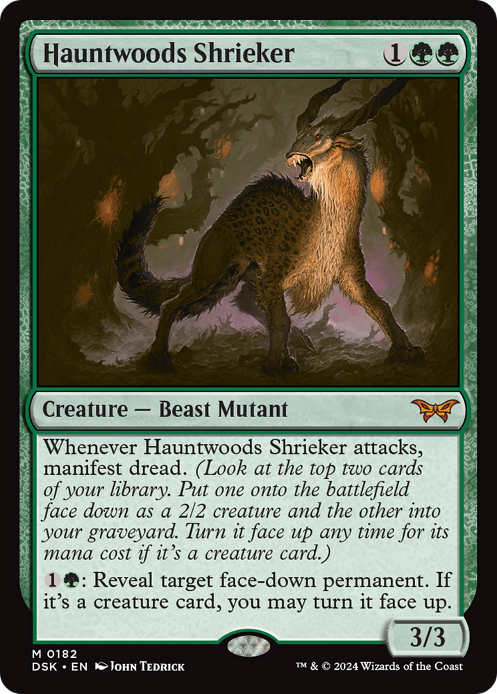 Hauntwoods Shrieker [Duskmourn: House of Horror] Magic: The Gathering