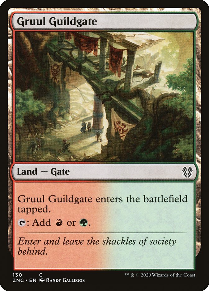Gruul Guildgate [Zendikar Rising Commander] Magic: The Gathering