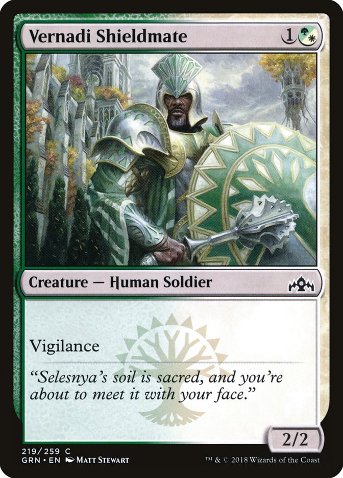 Vernadi Shieldmate [Guilds of Ravnica] Magic: The Gathering