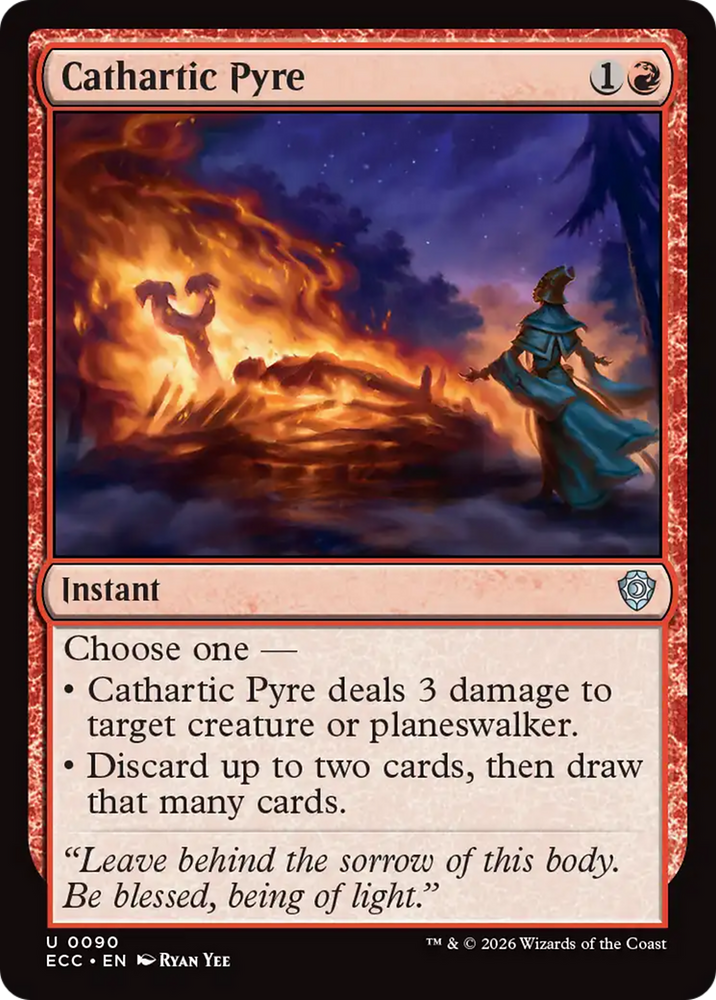 Cathartic Pyre [Lorwyn Eclipsed Commander] Magic: The Gathering