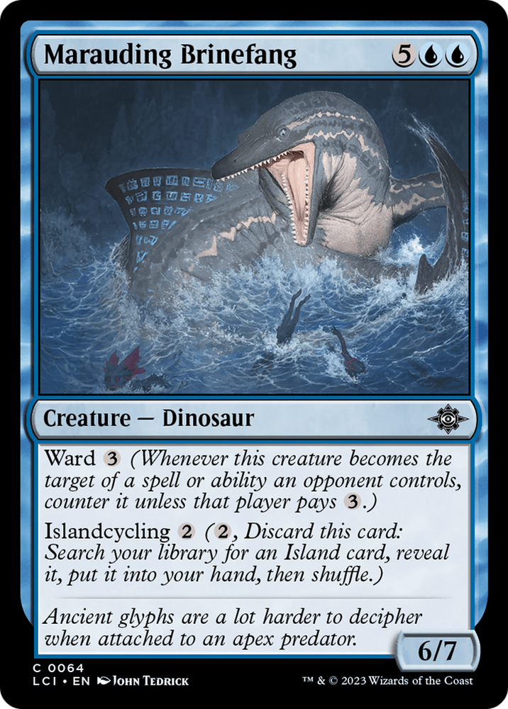Marauding Brinefang [The Lost Caverns of Ixalan] Magic: The Gathering