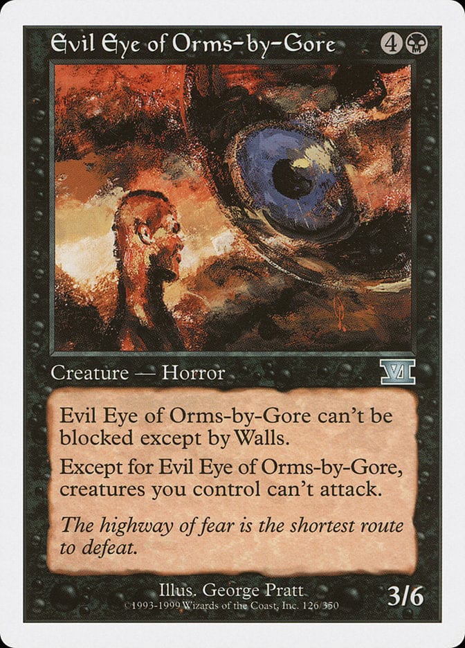 Evil Eye of Orms-by-Gore [Classic Sixth Edition] Magic: The Gathering