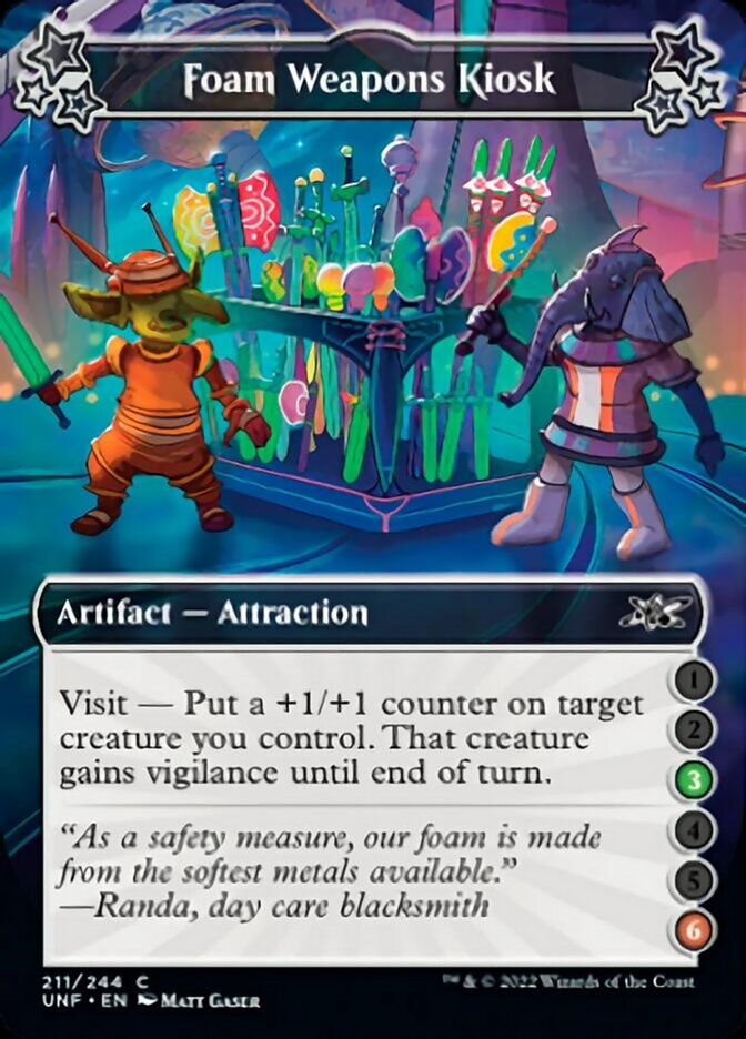 Foam Weapons Kiosk (3-6) [Unfinity] Magic: The Gathering