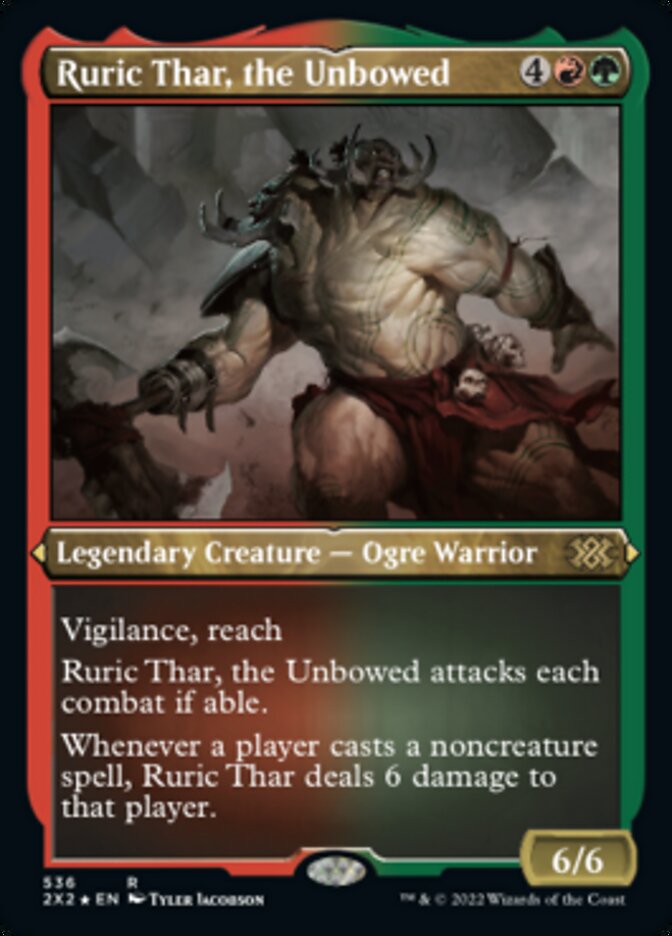 Ruric Thar, the Unbowed (Foil Etched) [Double Masters 2022] Magic: The Gathering
