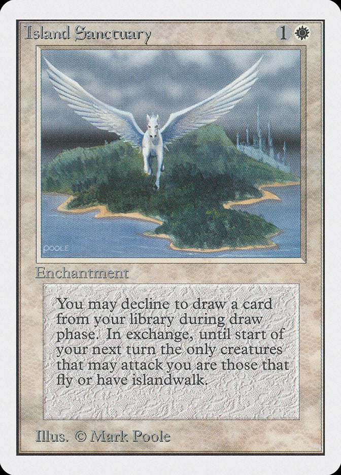 Island Sanctuary [Unlimited Edition] Magic: The Gathering