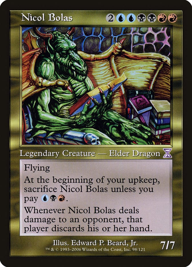Nicol Bolas [Time Spiral Timeshifted] Magic: The Gathering