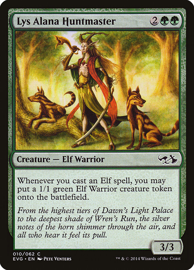 Lys Alana Huntmaster (Elves vs. Goblins) [Duel Decks Anthology] Magic: The Gathering