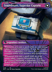 Soundwave, Sonic Spy // Soundwave, Superior Captain (Shattered Glass) [Transformers] Magic: The Gathering