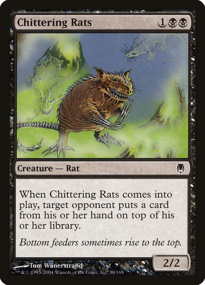 Chittering Rats [Darksteel] Magic: The Gathering