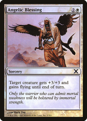 Angelic Blessing (Premium Foil) [Tenth Edition] Magic: The Gathering