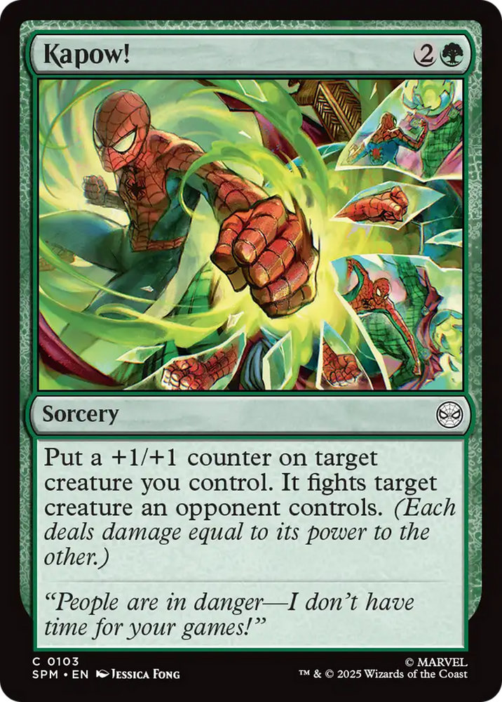 Kapow! [Marvel's Spider-Man] Magic: The Gathering