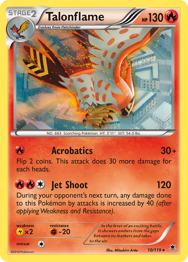 Talonflame (10/119) [XY: Phantom Forces] Pokémon