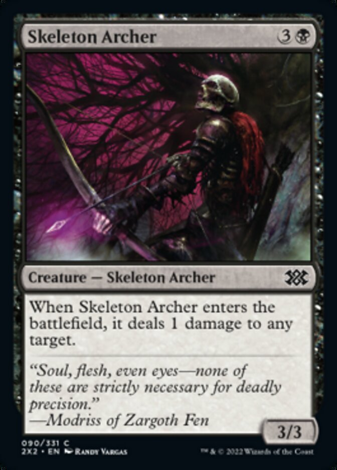 Skeleton Archer [Double Masters 2022] Magic: The Gathering