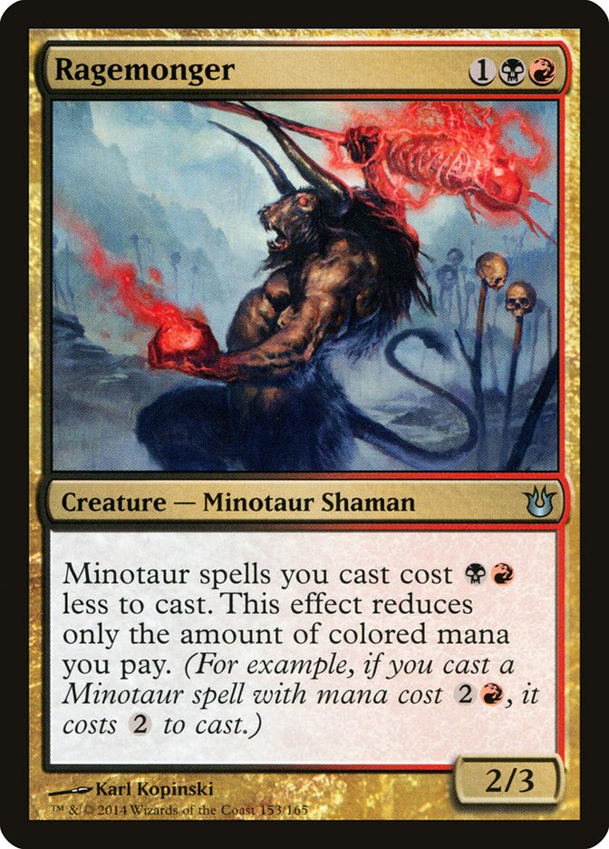 Ragemonger [Born of the Gods] Magic: The Gathering