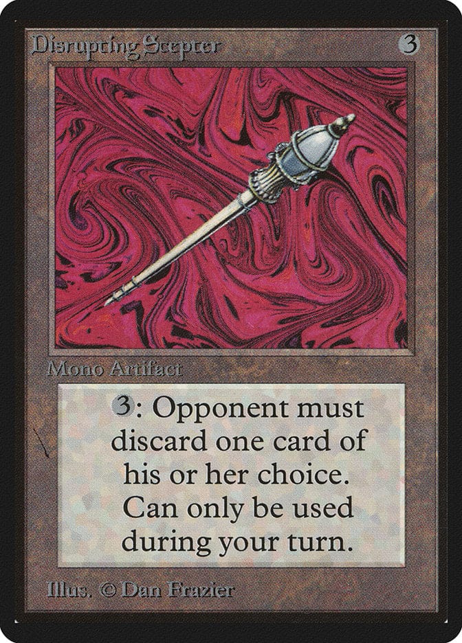 Disrupting Scepter [Beta Edition] Magic: The Gathering