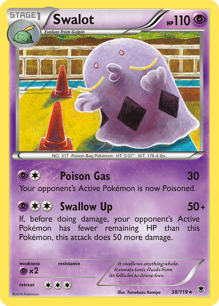 Swalot (38/119) [XY: Phantom Forces] Pokémon