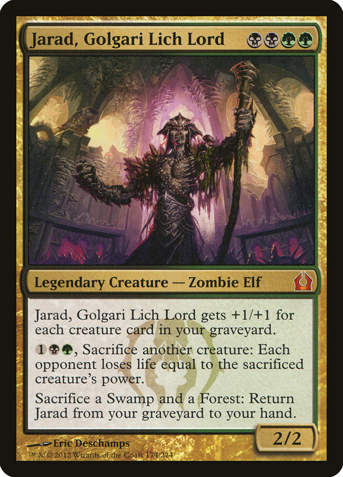 Jarad, Golgari Lich Lord [Return to Ravnica] Magic: The Gathering