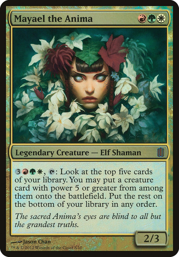 Mayael the Anima (Oversized) [Commander's Arsenal Oversized] Magic: The Gathering