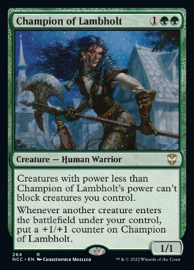 Champion of Lambholt [Streets of New Capenna Commander] Magic: The Gathering