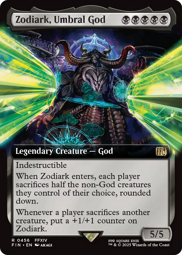 Zodiark, Umbral God (Extended Art) [FINAL FANTASY] Magic: The Gathering