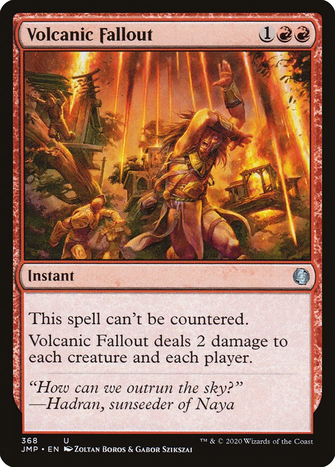 Volcanic Fallout [Jumpstart] Magic: The Gathering