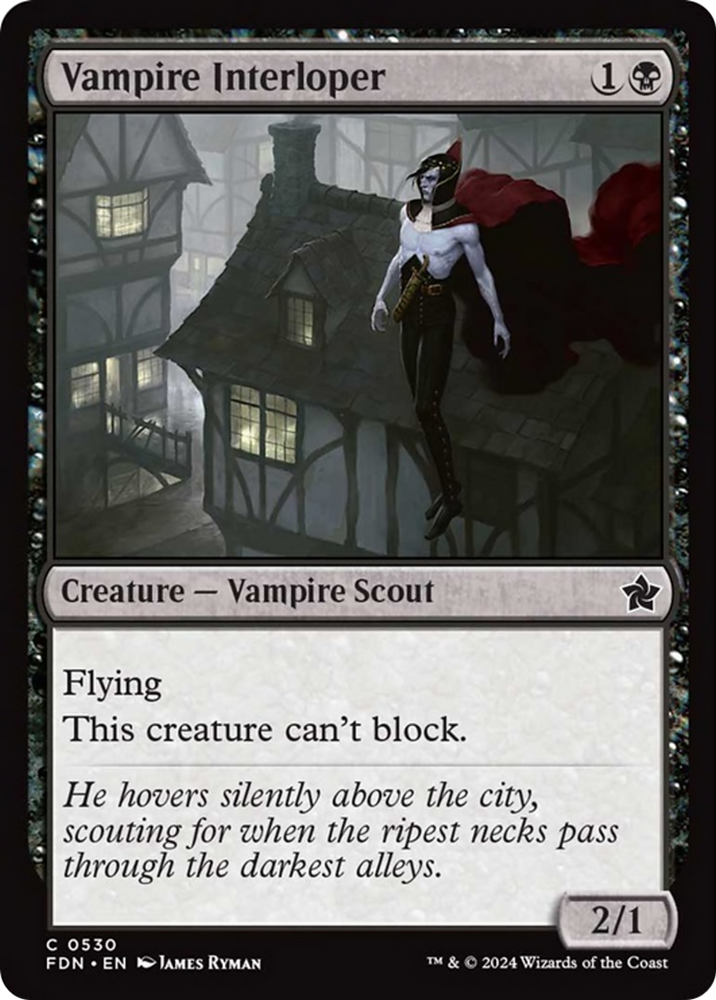 Vampire Interloper [Foundations] Magic: The Gathering
