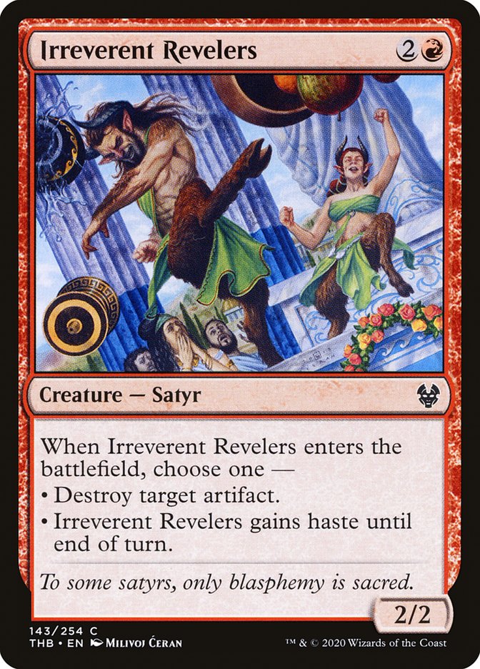Irreverent Revelers [Theros Beyond Death] Magic: The Gathering