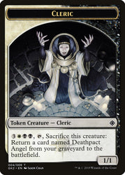 Cleric // Treasure Double-Sided Token [Ravnica Allegiance Guild Kit Tokens] Magic: The Gathering