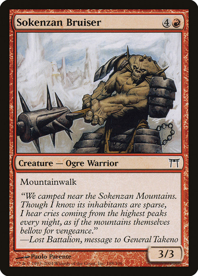 Sokenzan Bruiser [Champions of Kamigawa] Magic: The Gathering