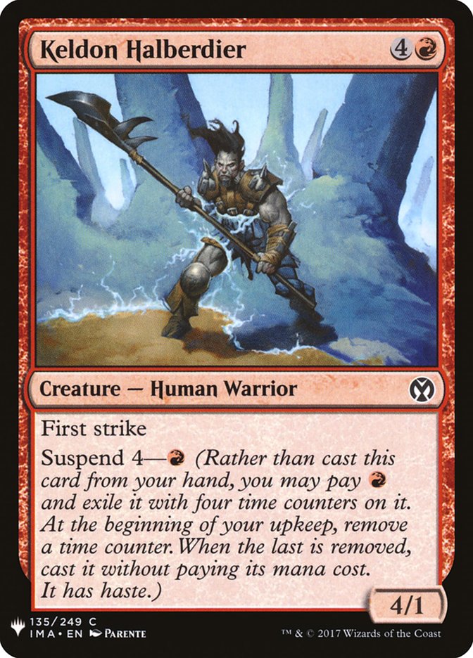 Keldon Halberdier [Mystery Booster] Magic: The Gathering