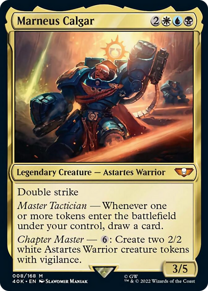 Marneus Calgar (Surge Foil) [Warhammer 40,000] Magic: The Gathering