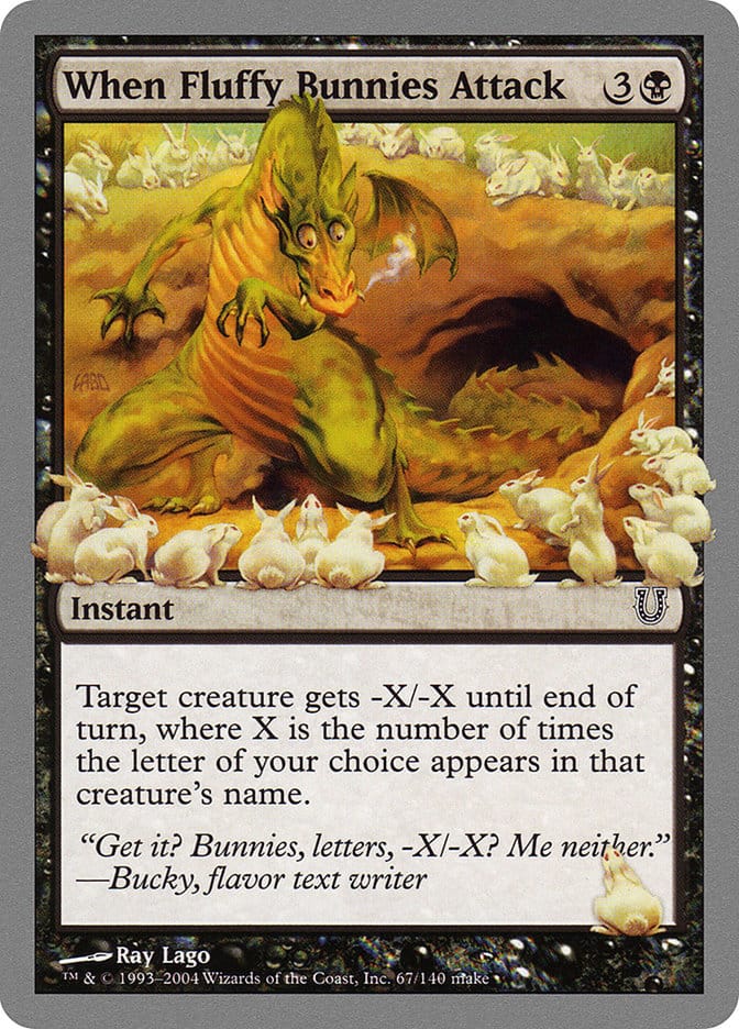 When Fluffy Bunnies Attack [Unhinged] Magic: The Gathering