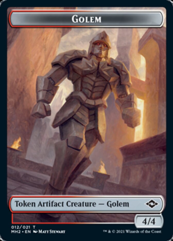 Golem Token [Modern Horizons 2 Tokens] Magic: The Gathering