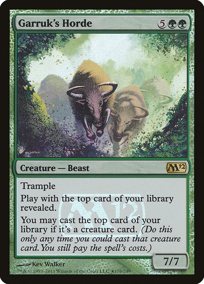 Garruk's Horde [Magic 2012 Prerelease Promos] Magic: The Gathering