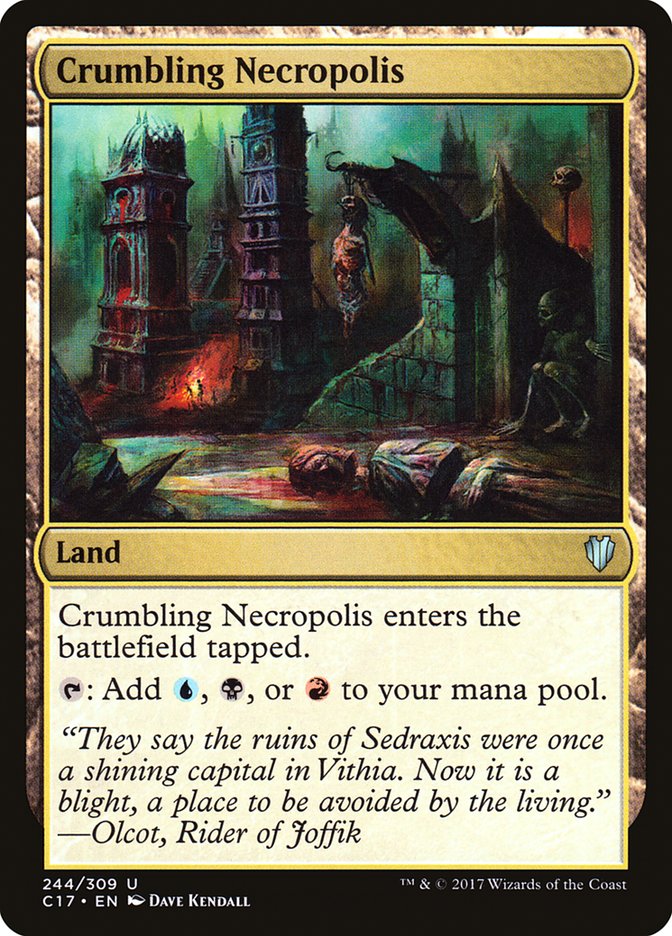 Crumbling Necropolis [Commander 2017] Magic: The Gathering