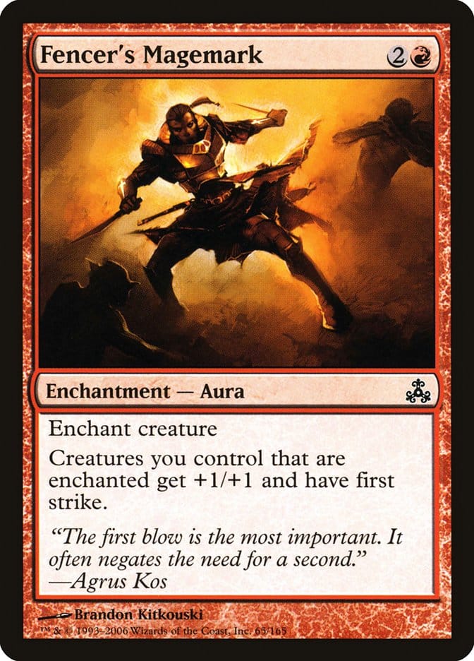 Fencer's Magemark [Guildpact] Magic: The Gathering
