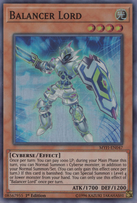 Balancer Lord [MYFI-EN047] Super Rare - Yugioh Cards For Your TCG Needs!