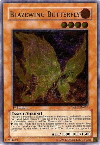 Blazewing Butterfly [TAEV-EN089] Ultimate Rare - Yugioh Cards For Your TCG Needs!