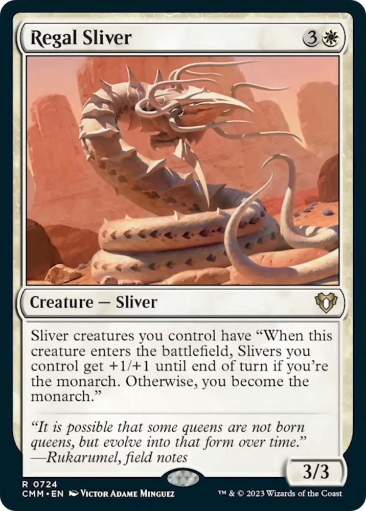 Regal Sliver [Commander Masters] Magic: The Gathering