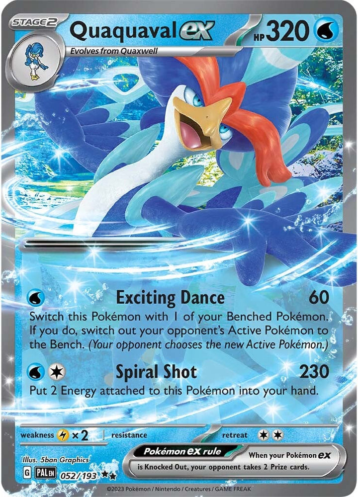 Quaquaval ex (052/193) [Scarlet & Violet: Paldea Evolved] Pokémon
