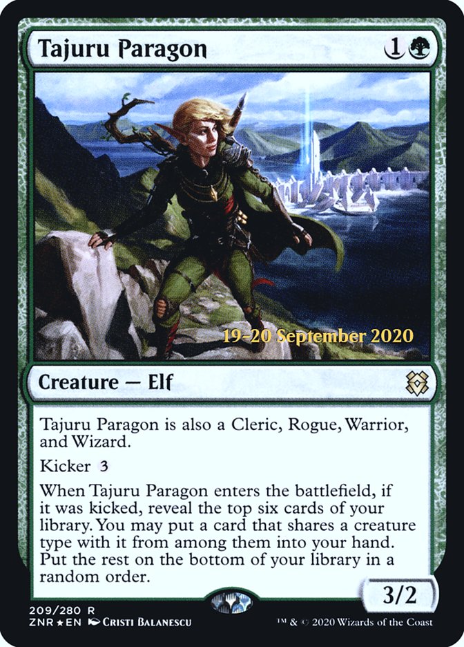 Tajuru Paragon [Zendikar Rising Prerelease Promos] Magic: The Gathering