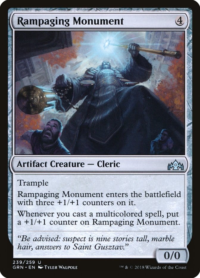 Rampaging Monument [Guilds of Ravnica] Magic: The Gathering