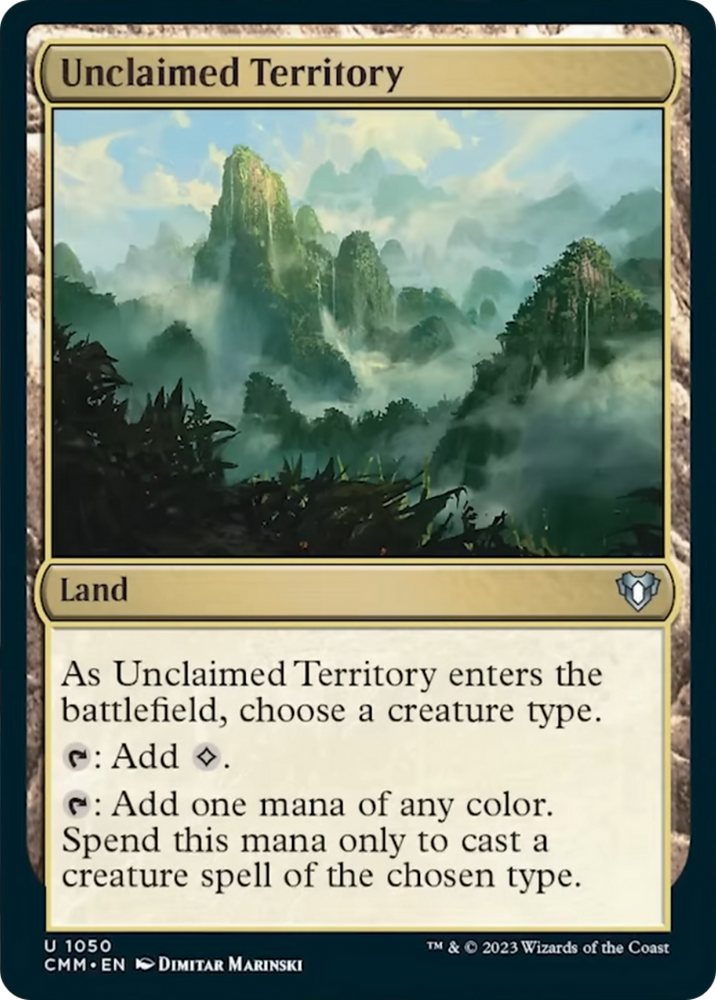 Unclaimed Territory [Commander Masters] Magic: The Gathering