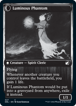 Lunarch Veteran // Luminous Phantom [Innistrad: Double Feature] Magic: The Gathering
