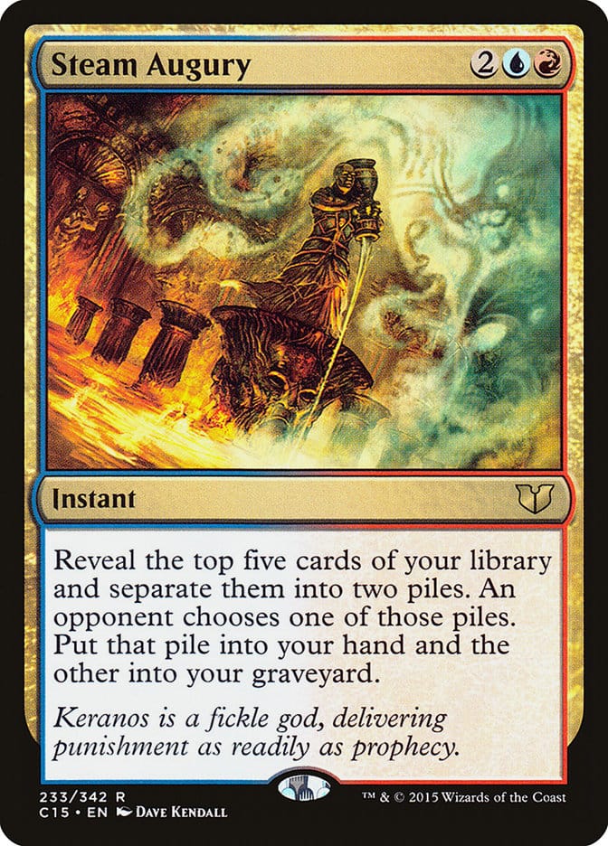 Steam Augury [Commander 2015] Magic: The Gathering